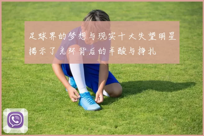 足球界的梦想与现实十大失望明星揭示了光环背后的辛酸与挣扎